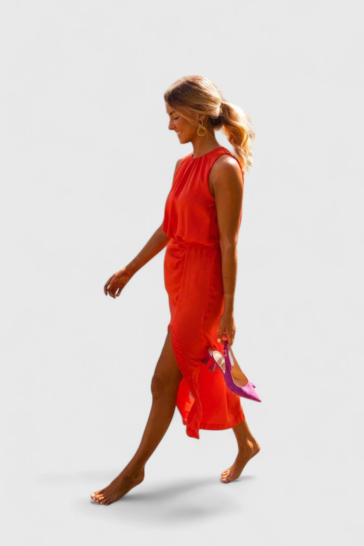 Theonae™ | Vestido Midi Confortável