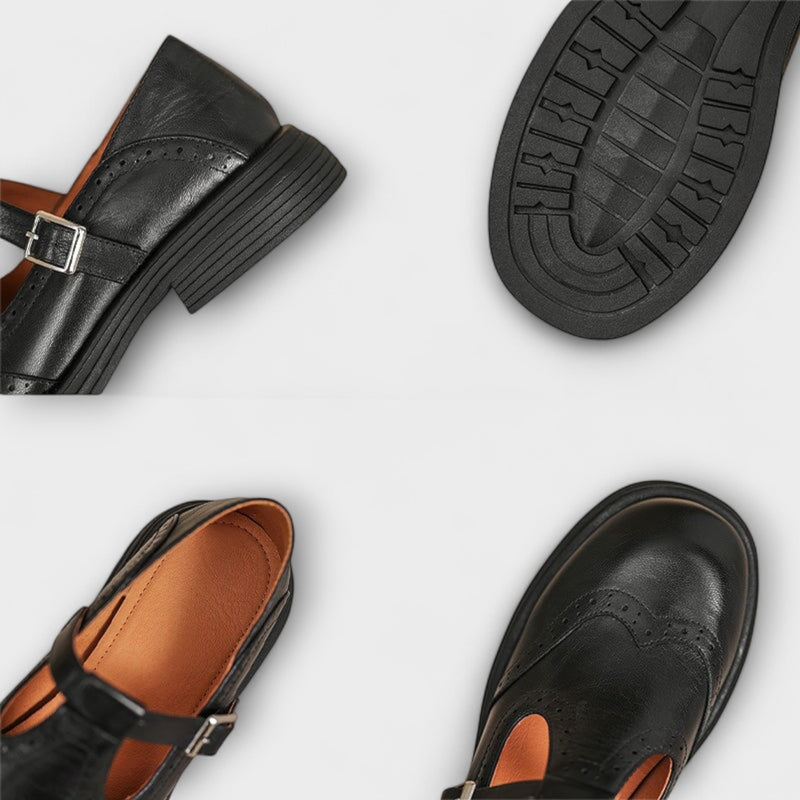 Sapatos de Couro Confortáveis