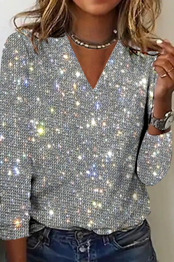 Jamie | Blusa Diamante com Decote em V
