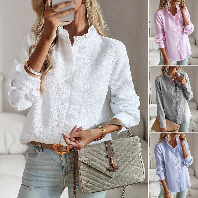 SHERIEL - BLUSA ELEGANTE E CONFORTÁVEL
