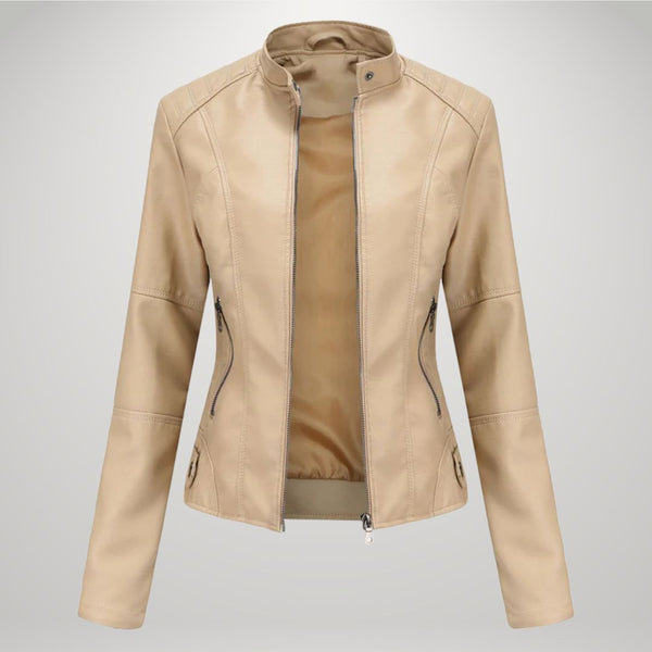 Lessy | Jaqueta Elegante de Couro Sintético