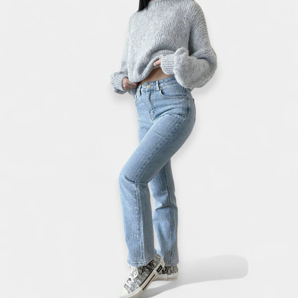 Jeans Brilhantes de Verão