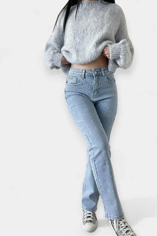 Jeans Brilhantes de Verão