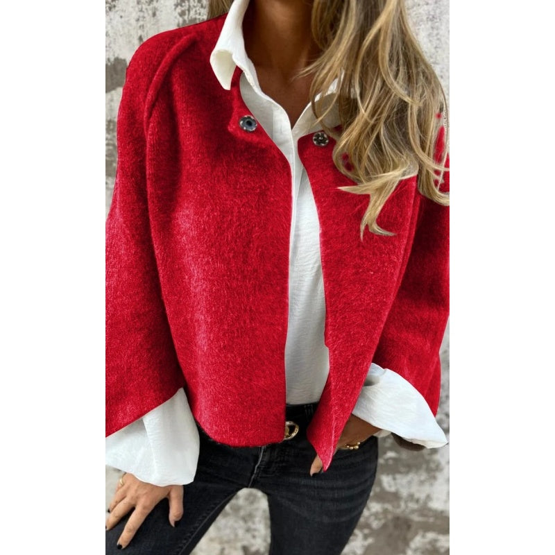 Elise™ - Jaqueta curta com mangas flare chiques