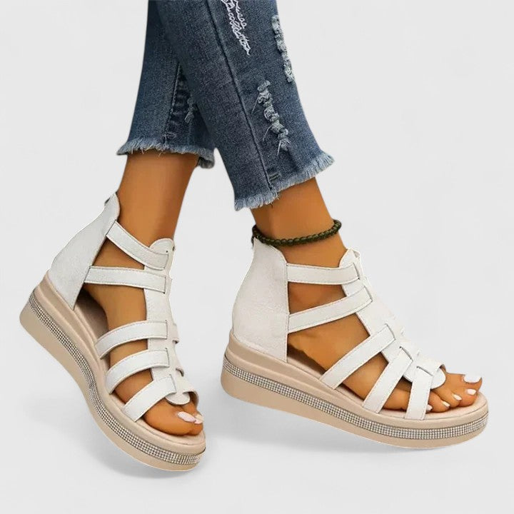 Kendall | Sandálias Ortopédicas com Strass