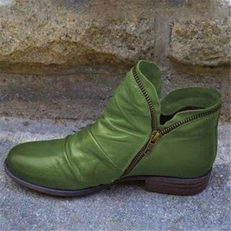 Marjorie | Botas Estilosas de Tornozelo com Zíper