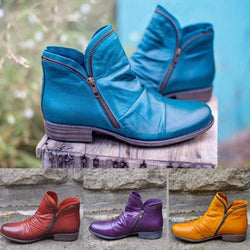 Marjorie | Botas Estilosas de Tornozelo com Zíper