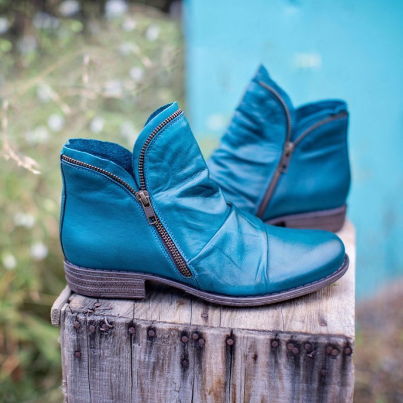 Marjorie | Botas Estilosas de Tornozelo com Zíper