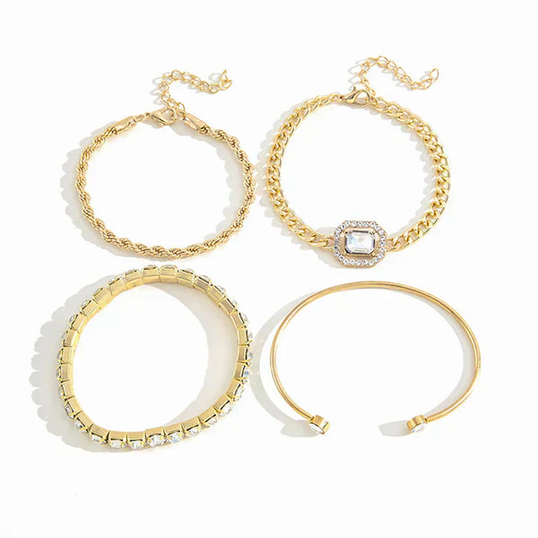 Conjunto de Pulseiras Domitia Calvina | Ouro